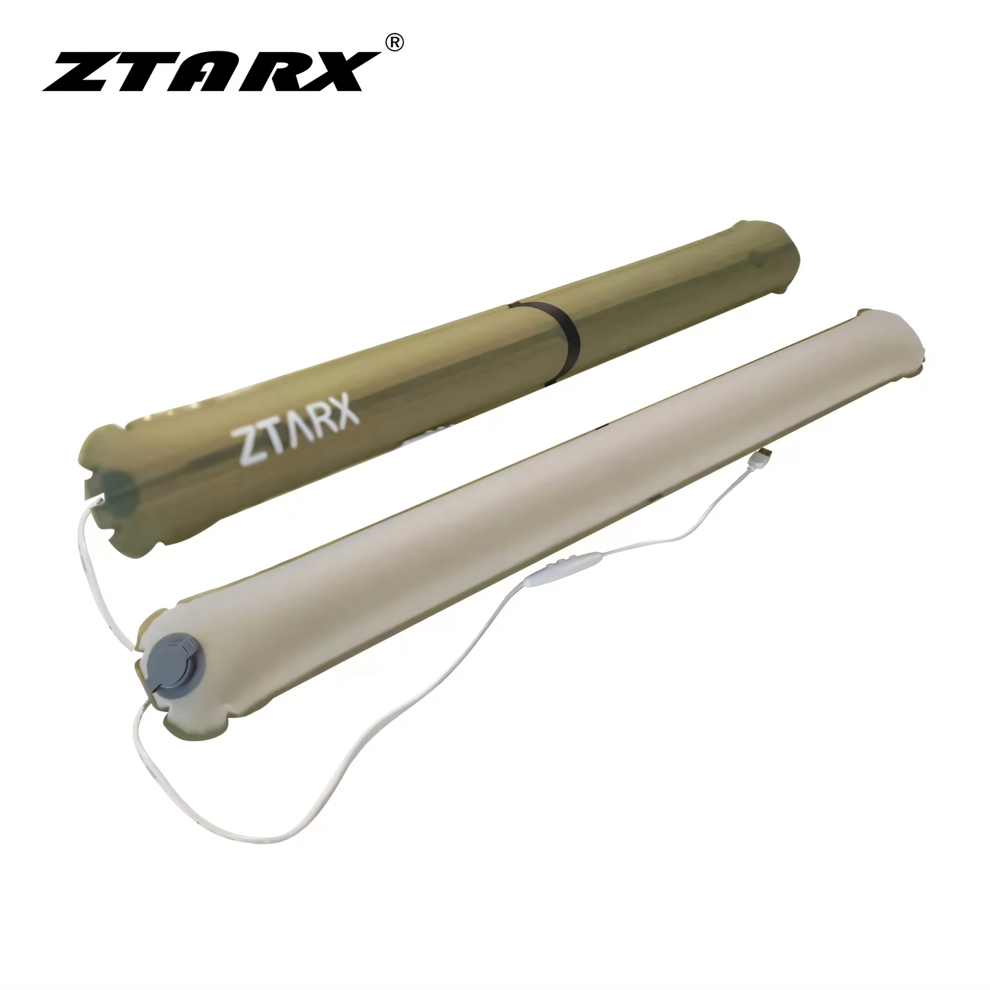 Lumière de camping solaire portable - IPX7 imperméable, gonflable et pliable, batterie de 2000mAh pour la tente, la piscine et la fête (60-86 cm)