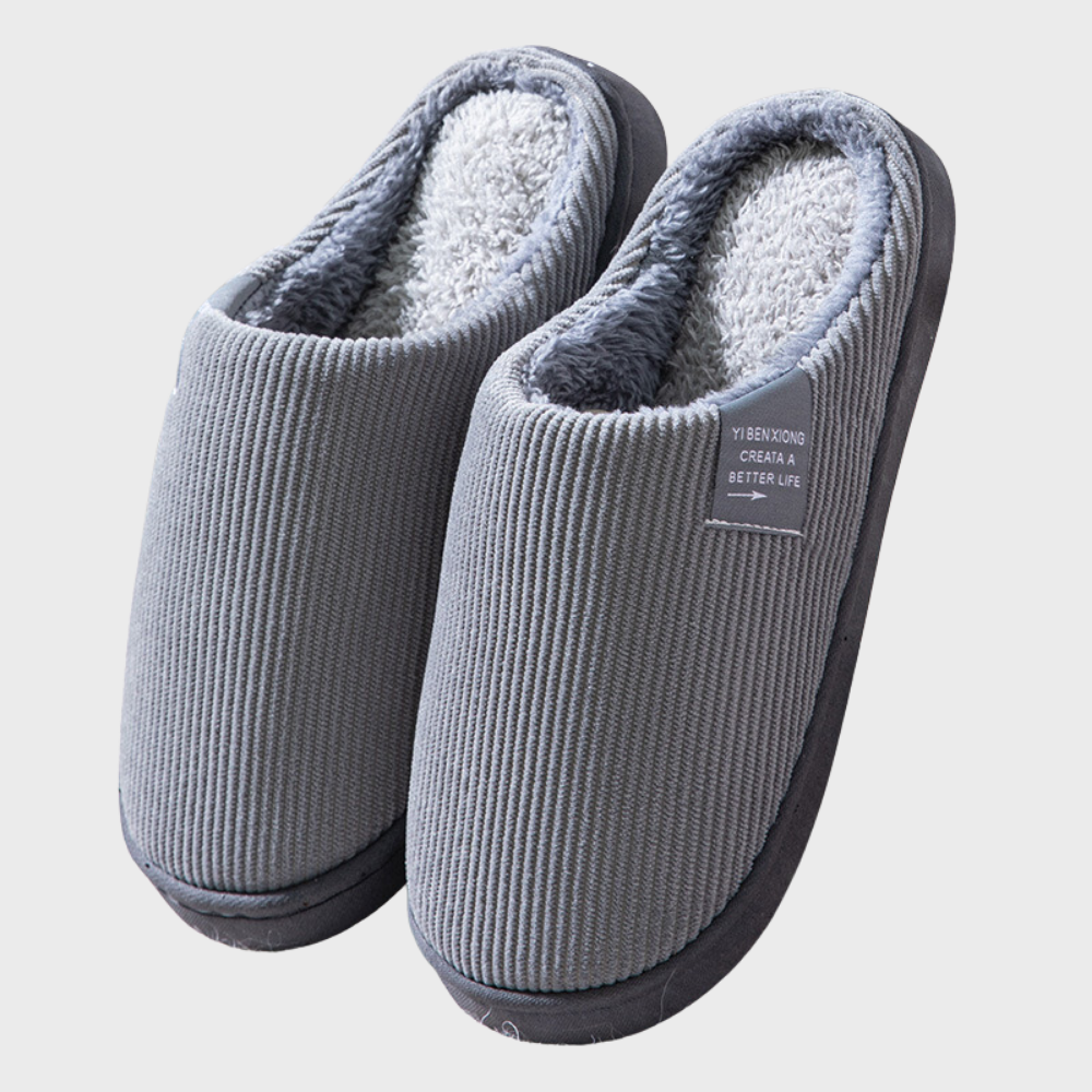 Women's soft slippers with a plush interior and a durable sole, designed for ultimate comfort and everyday wear at home.