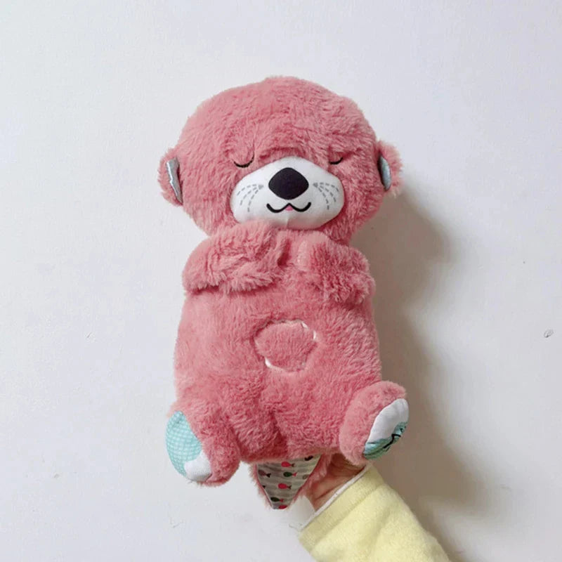 Adorable plush koala toy holding a festive pumpkin with a glowing face, designed to add charm and warmth to any holiday or celebration setting.