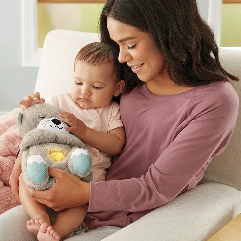 Adorable plush koala toy holding a festive pumpkin with a glowing face, designed to add charm and warmth to any holiday or celebration setting.