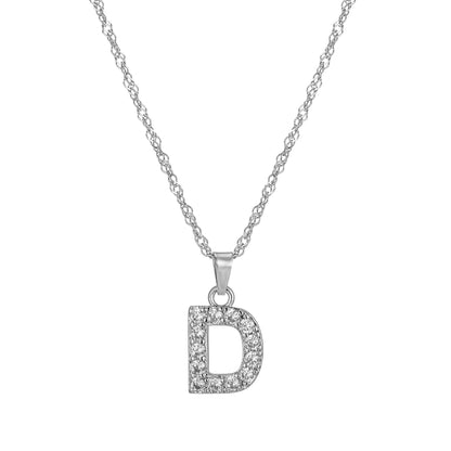 Amelia | Women's Personalized Initial Necklace | Sparkling Elegance Necklace