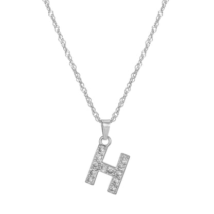Amelia | Women's Personalized Initial Necklace | Sparkling Elegance Necklace