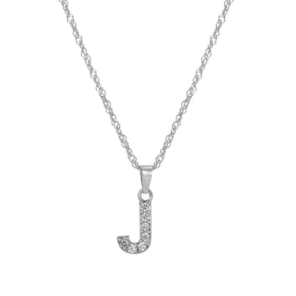 Amelia | Women's Personalized Initial Necklace | Sparkling Elegance Necklace
