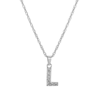 Amelia | Women's Personalized Initial Necklace | Sparkling Elegance Necklace