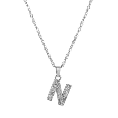 Amelia | Women's Personalized Initial Necklace | Sparkling Elegance Necklace