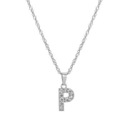 Amelia | Women's Personalized Initial Necklace | Sparkling Elegance Necklace