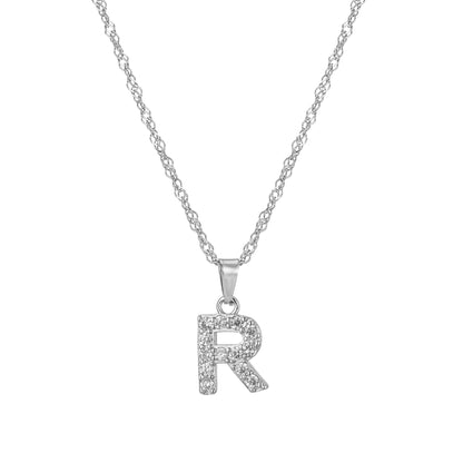 Amelia | Women's Personalized Initial Necklace | Sparkling Elegance Necklace