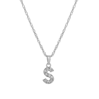 Amelia | Women's Personalized Initial Necklace | Sparkling Elegance Necklace