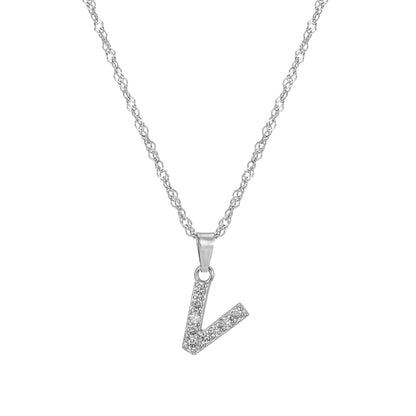 Amelia | Women's Personalized Initial Necklace | Sparkling Elegance Necklace