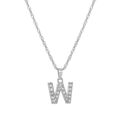 Amelia | Women's Personalized Initial Necklace | Sparkling Elegance Necklace