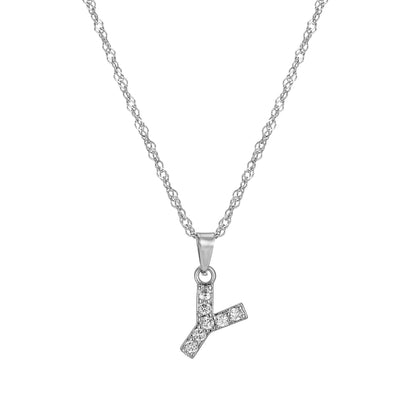 Amelia | Women's Personalized Initial Necklace | Sparkling Elegance Necklace