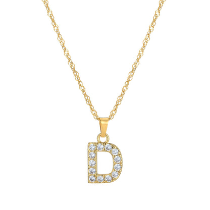 Amelia | Women's Personalized Initial Necklace | Sparkling Elegance Necklace