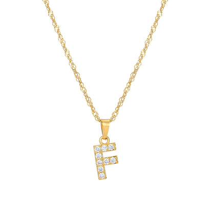 Amelia | Women's Personalized Initial Necklace | Sparkling Elegance Necklace