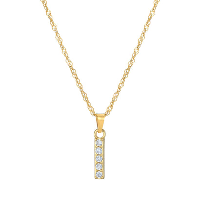 Amelia | Women's Personalized Initial Necklace | Sparkling Elegance Necklace
