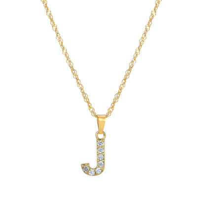 Amelia | Women's Personalized Initial Necklace | Sparkling Elegance Necklace