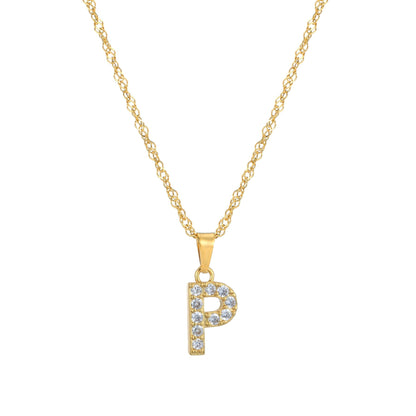 Amelia | Women's Personalized Initial Necklace | Sparkling Elegance Necklace