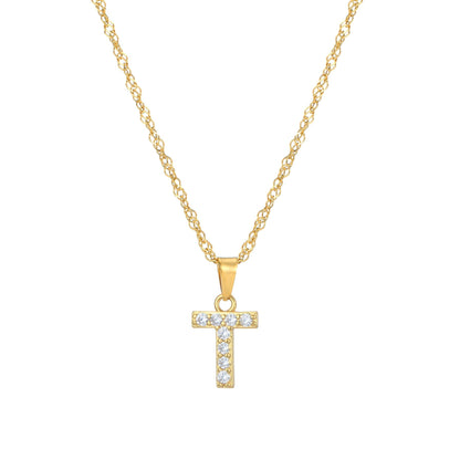 Amelia | Women's Personalized Initial Necklace | Sparkling Elegance Necklace