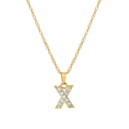 Amelia | Women's Personalized Initial Necklace | Sparkling Elegance Necklace