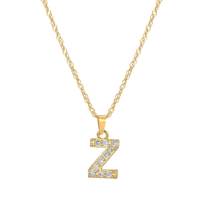 Amelia | Women's Personalized Initial Necklace | Sparkling Elegance Necklace