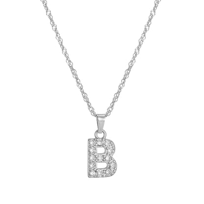 Amelia | Women's Personalized Initial Necklace | Sparkling Elegance Necklace