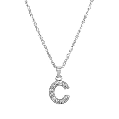 Amelia | Women's Personalized Initial Necklace | Sparkling Elegance Necklace